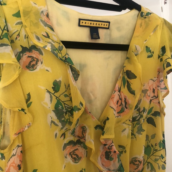 Prince&Fox Yellow Floral Sundress - Picture 3 of 3